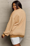Momentlover Simply Love Full Size Graphic Round Neck Sweatshirt