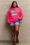 Momentlover Simply Love Full Size MAMA CLAUS Round Neck Sweatshirt