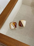 Momentlover Contrast Color Earrings Accessories