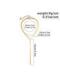 Hollow Solid Color Clavicle Chain Necklaces Accessories