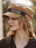 Momentlover Artistic Retro Vinage Chains Beret Hats&Caps