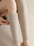momentlover Casual Skinny Keep Warm Solid Color Leg Warmers Accessories