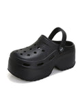 Momentlover Hollow Slippers Platform Shoes Sandals Crocs
