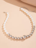 Momentlover Contrast Color Beaded Necklaces Accessories Dainty Necklace