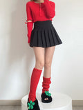 momentlover Casual Solid Color Leg Warmers Accessories