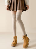 momentlover Casual Skinny Keep Warm Solid Color Leg Warmers Accessories