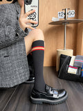 momentlover Fashion College Style Striped Stockings Accessories