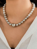 Momentlover Contrast Color Beaded Necklaces Accessories Dainty Necklace