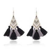 Diamond Dripping Fashion Tassel Earrings