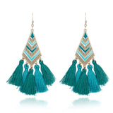 Diamond Dripping Fashion Tassel Earrings