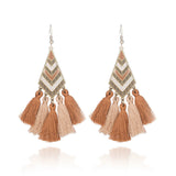 Diamond Dripping Fashion Tassel Earrings