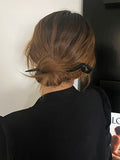 Momentlover Solid Color Geometric Hair Accessories