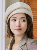 Momentlover Personality Striped&Plaid Beret Hat