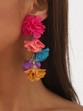 Momentlover Flower Shape Earrings Accessories Drop Earrings