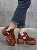 Momentlover Closed-Toe Sandals Platform Shoes
