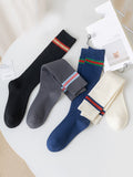 momentlover Fashion College Style Striped Stockings Accessories