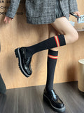 momentlover Fashion College Style Striped Stockings Accessories