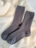 momentlover Solid Color Elasticity Socks