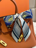 Momentlover Striped Printed Scarfs&Hats