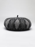 Momentlover Vintage Wool Contrast Color Beret Hat