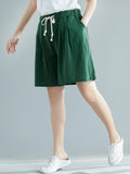 Momentlover Loose Solid Wide Leg Pants