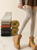 momentlover Casual Skinny Keep Warm Solid Color Leg Warmers Accessories
