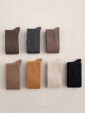 momentlover Casual Skinny Leg Solid Color Stockings Accessories