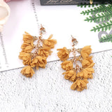 Multilayer tassel earrings
