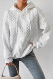 Momentlover Drawstring Drop Shoulder Long Sleeve Hoodie