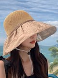 Momentlover Wide Side Split-Joint Sun-protection Hats&Caps