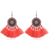 Fashion exaggerated tassel earrings