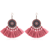Fashion exaggerated tassel earrings