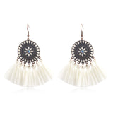 Fashion exaggerated tassel earrings