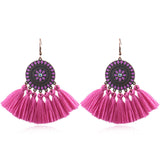 Fashion exaggerated tassel earrings