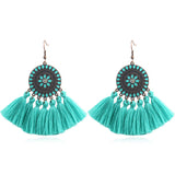 Fashion exaggerated tassel earrings