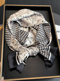 Momentlover Vintage Silk Imitation Printed Scarf