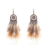 Fashion flower diamond earrings