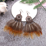 Fashion flower diamond earrings