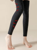 momentlover Casual Skinny Keep Warm Solid Color Leg Warmers Accessories