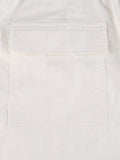 Loose Wide Leg Drawstring Pockets Solid Color Split-Joint Pants Trousers