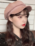 Momentlover Casual Suede 9 Colors Beret Hat
