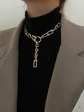 Momentlover Simple Normcore Chain Necklace