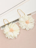 Momentlover Flower Shape Drop Earrings