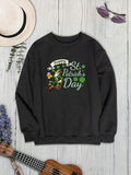Momentlover HAPPY ST. PATRICK'S DAY Round Neck Sweatshirt