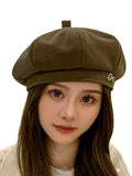 Momentlover Rhine Stones Dome Beret Hat