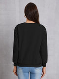 Momentlover I'M PROBABLY ON MY WAY TO BUY COFFEE Round Neck Sweatshirt