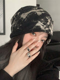 Momentlover Tie-Dyed Keep Warm Normcore Hats&Caps