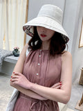 Momentlover Original Solid&Printing Reversible Foldable Sun-Protection Bucket Hat