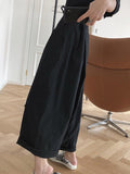 Momentlover Original Empire Elasticity Wide Leg Jumpsuits
