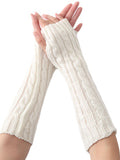momentlover Jacquard 5 Colors Knitting Sleevelet